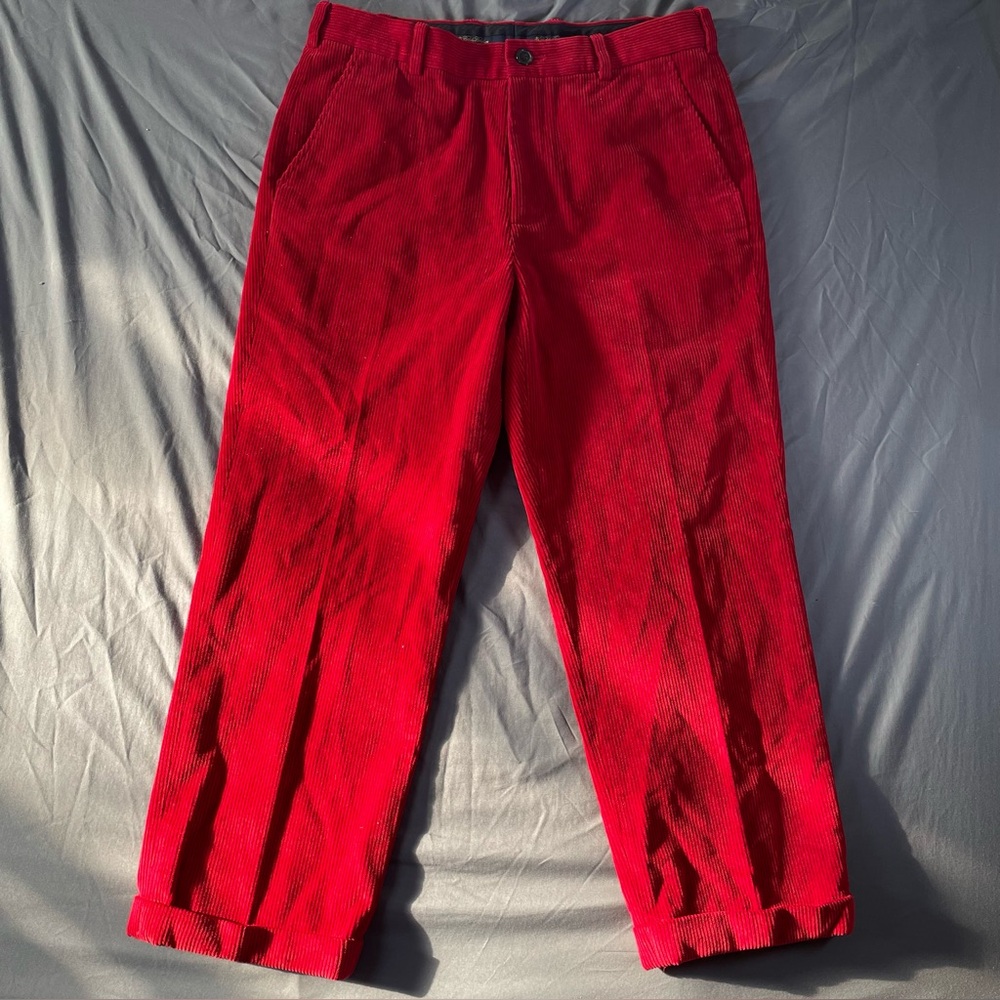 Brooks Brothers Red Corduroy Men's Pants